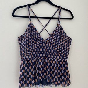 Anthropologie geometric tank top